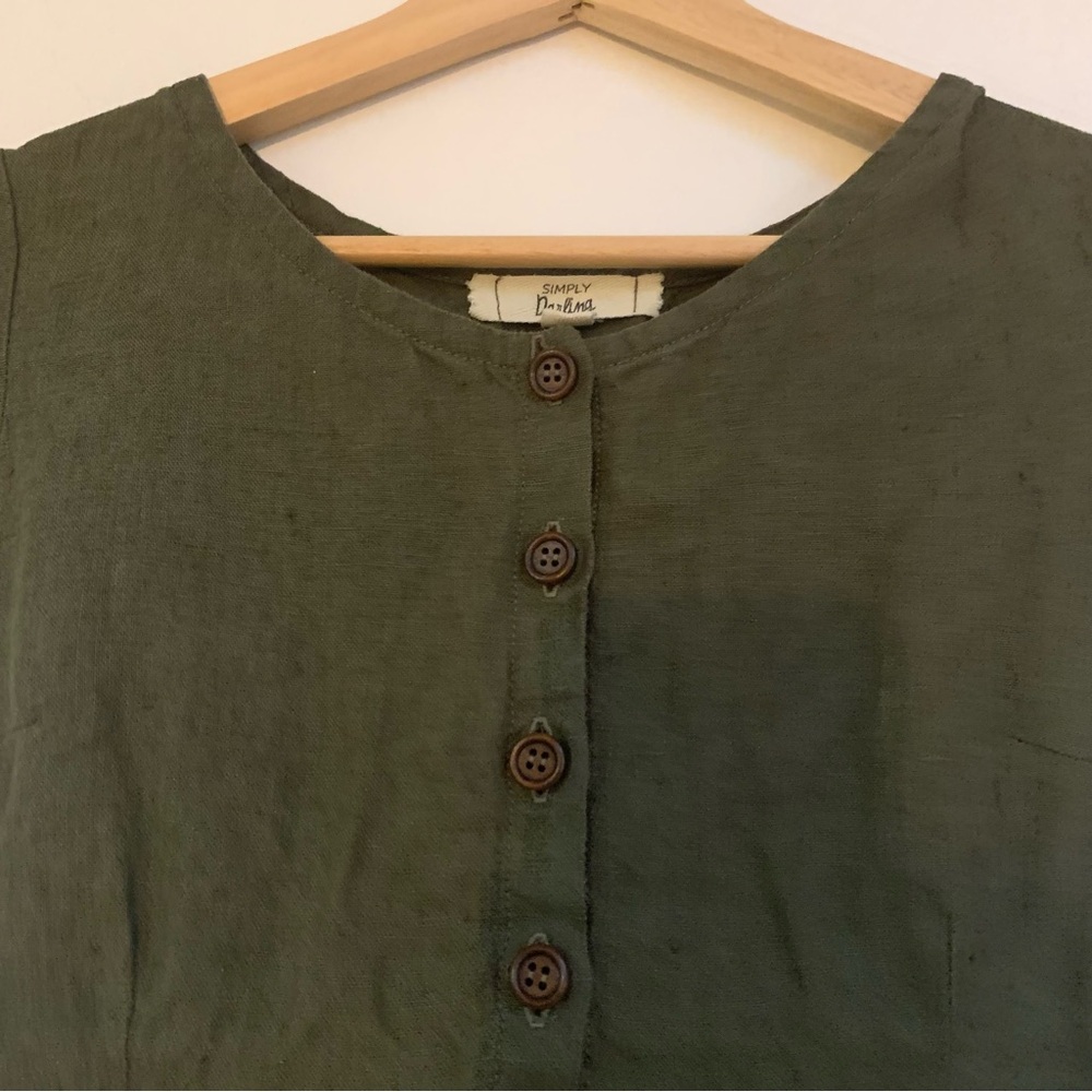 Handmade Linen Dress - Picture 5 of 8